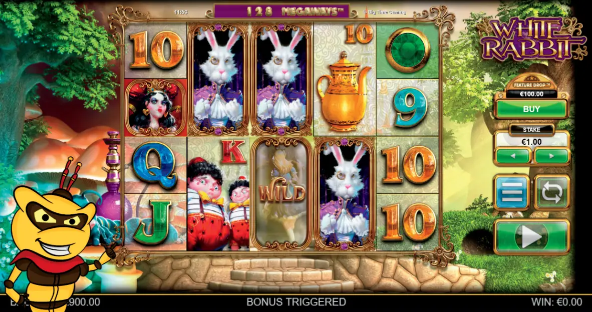 White Rabbit Slot Freispiele und Bonusrunde