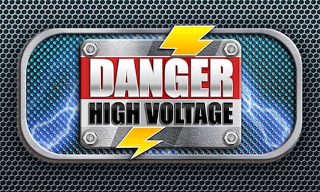 danger high voltage logo