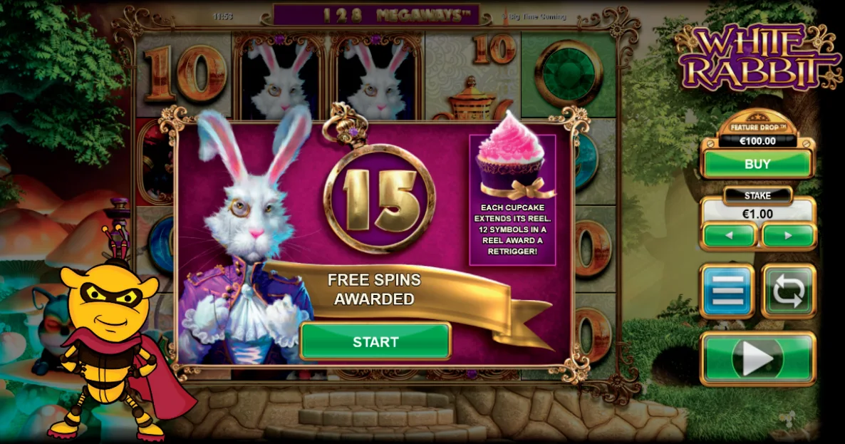 White Rabbit Slot Freispiele und Bonusrunde