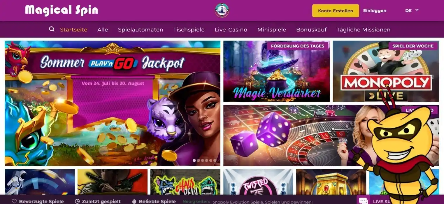 MagicalSpin Casino Spielautomaten 