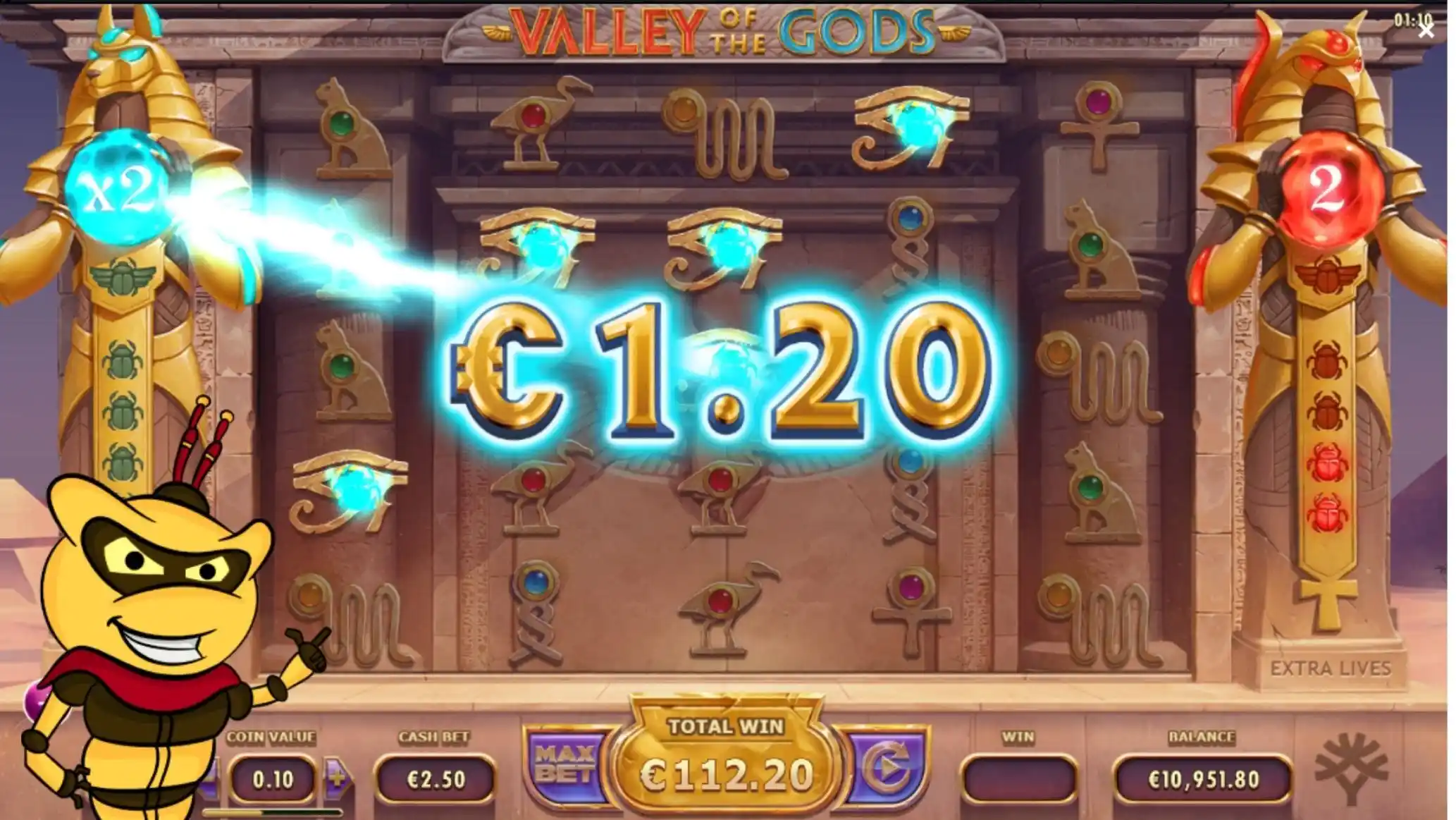 Valley of the Gods Slot online kostenlos spielen