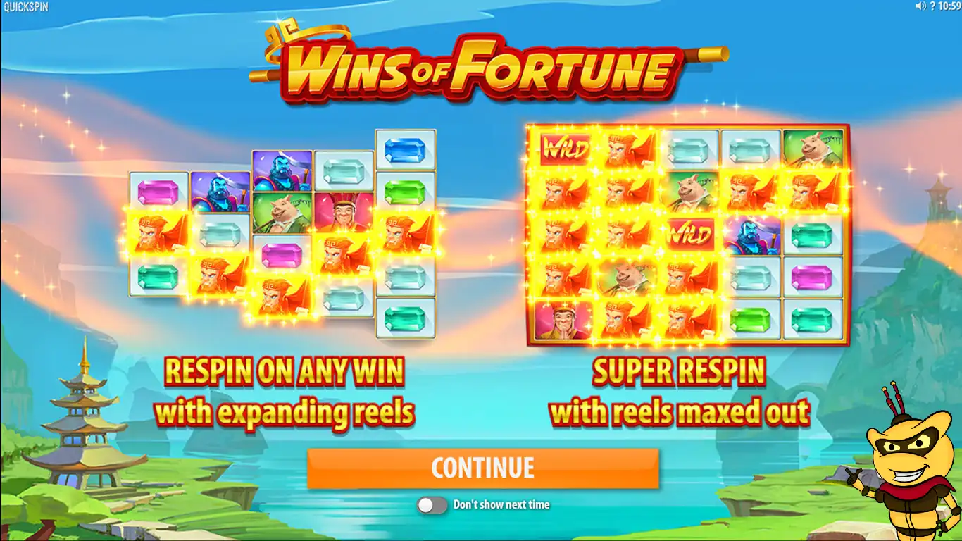 Wins of Fortune Gameplay und Design
