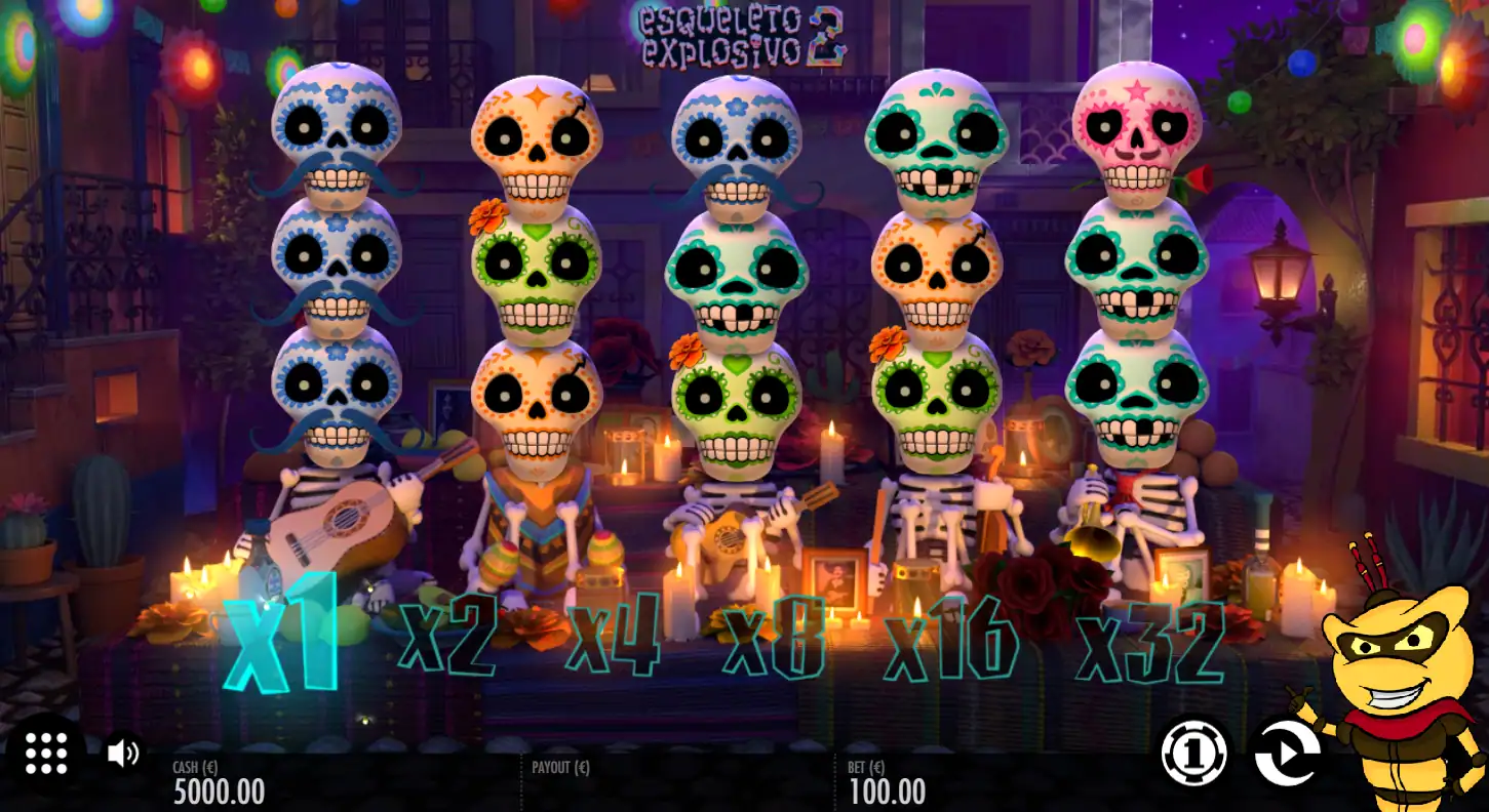 Esqueleto Explosivo 2 Gameplay und Design 