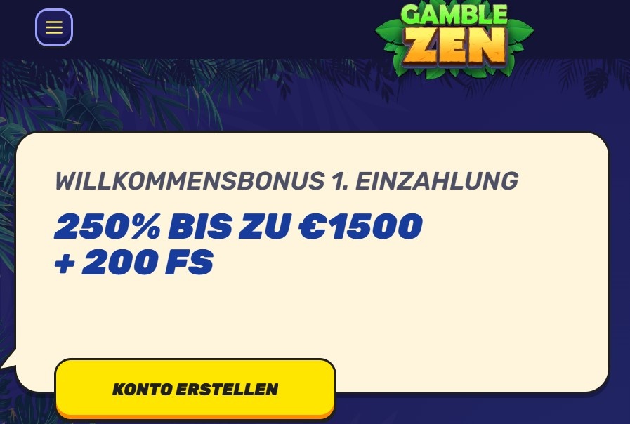 Gamblezen Welcome Bonus
