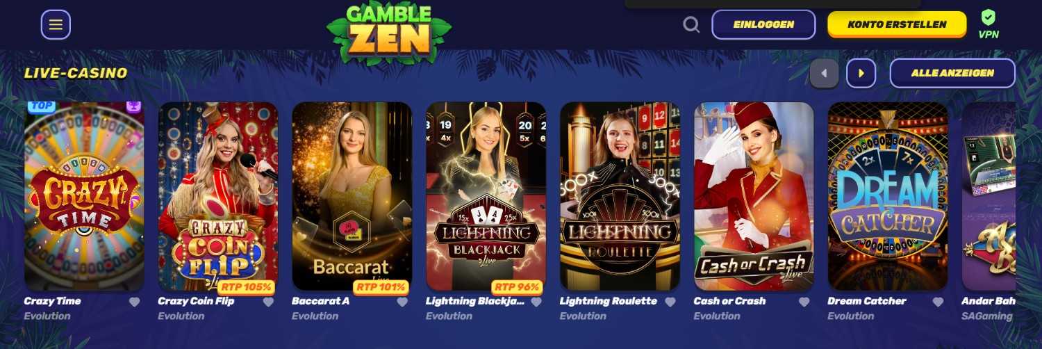 Gamblezen Live Casino