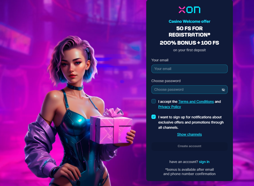 XON Bet Casino Welcome Bonus