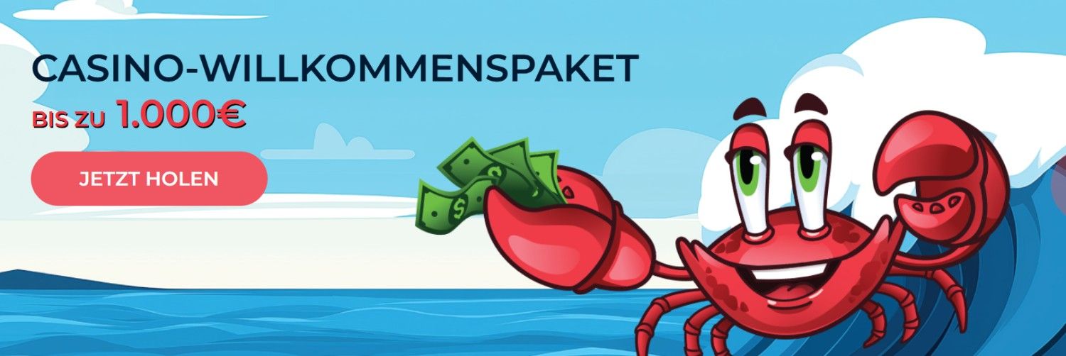 CrabSlots Casino Welcome Bonus