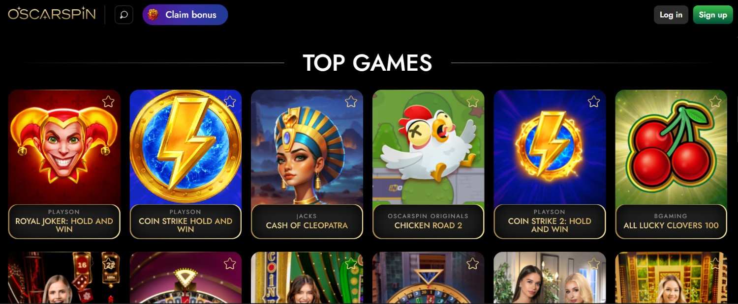 Oscarspin Games