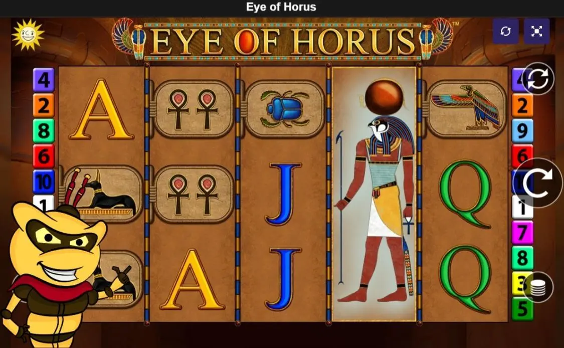 Play Eye of Horus Spilleautomat for Ekte Penger