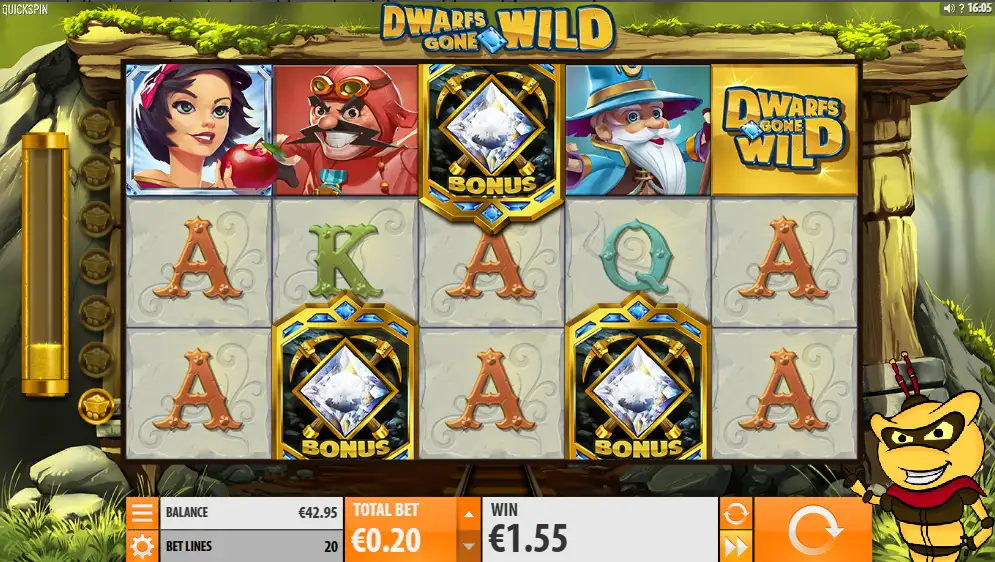 Dwarfs Gone Wild Gameplay og Design
