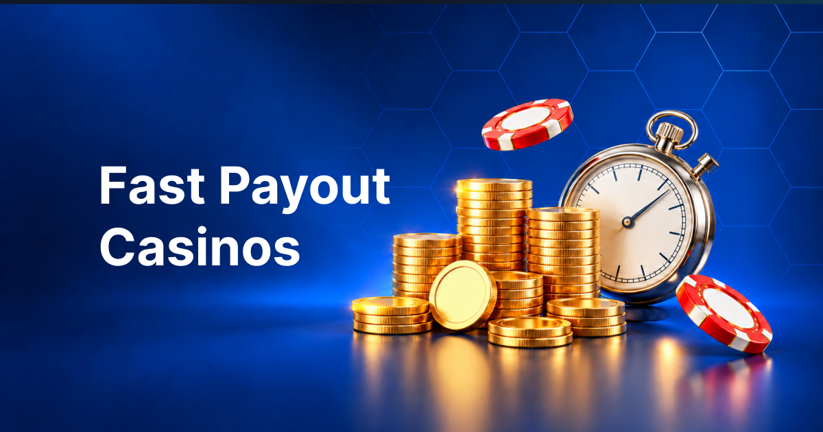 Nettcasinoer med raske utbetalinger