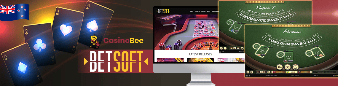 Betsoft and casinobee table games in New Zealand Casinos
