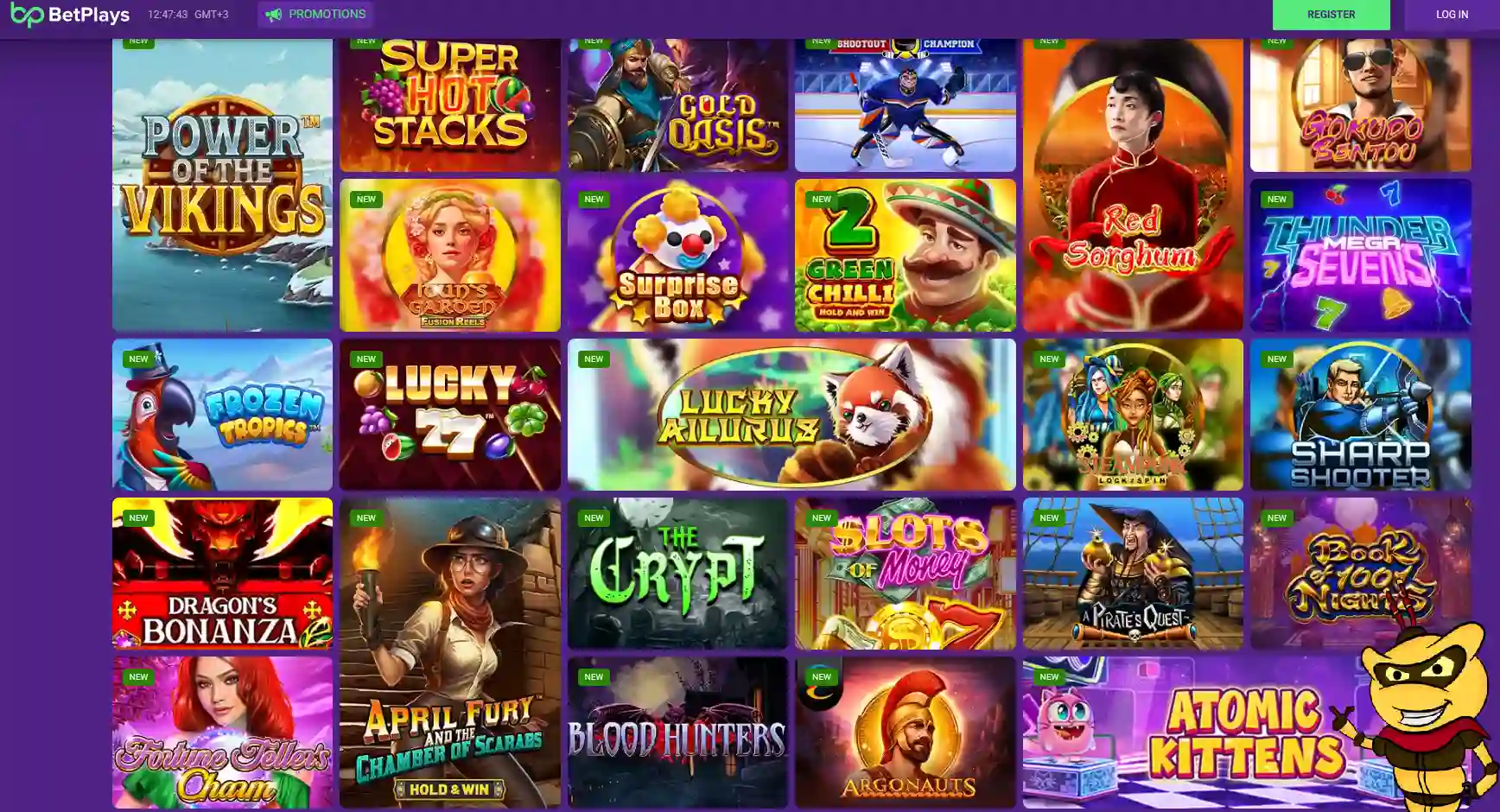 BetPlays Casino Games 