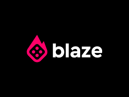 blaze casino logo on black background