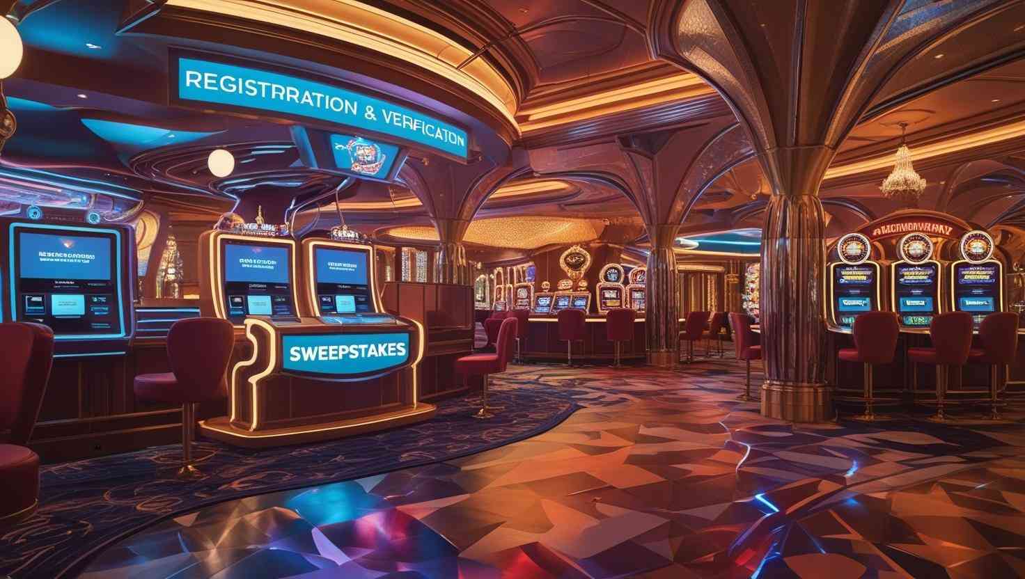 Walkthrough of Registration and Verification at Sweepstakes Casinos