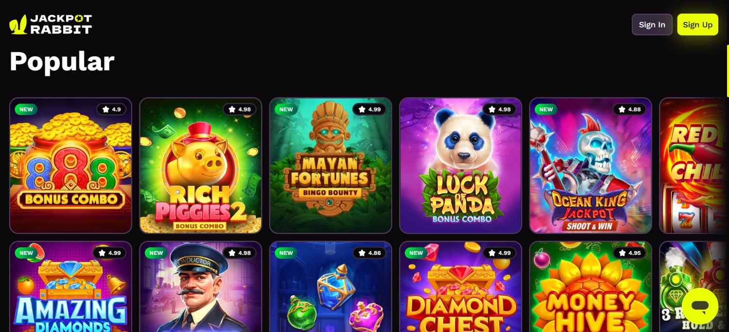 JackpotRabbit Games
