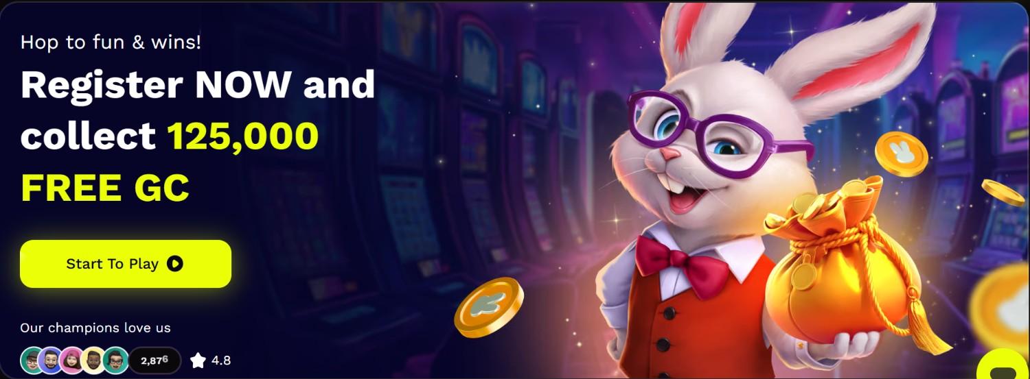 JackpotRabbit Landing page