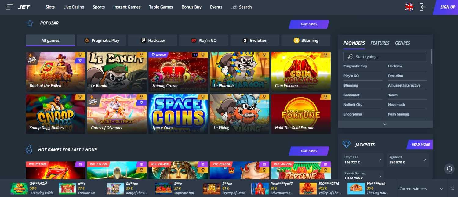 Jet Casino Slots