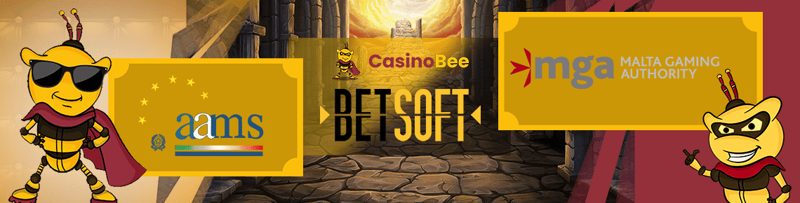 Casino Bee unlocking a Betsoft Casino Padlock