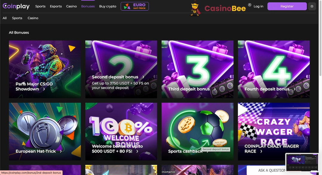 coinplay casino bonus
