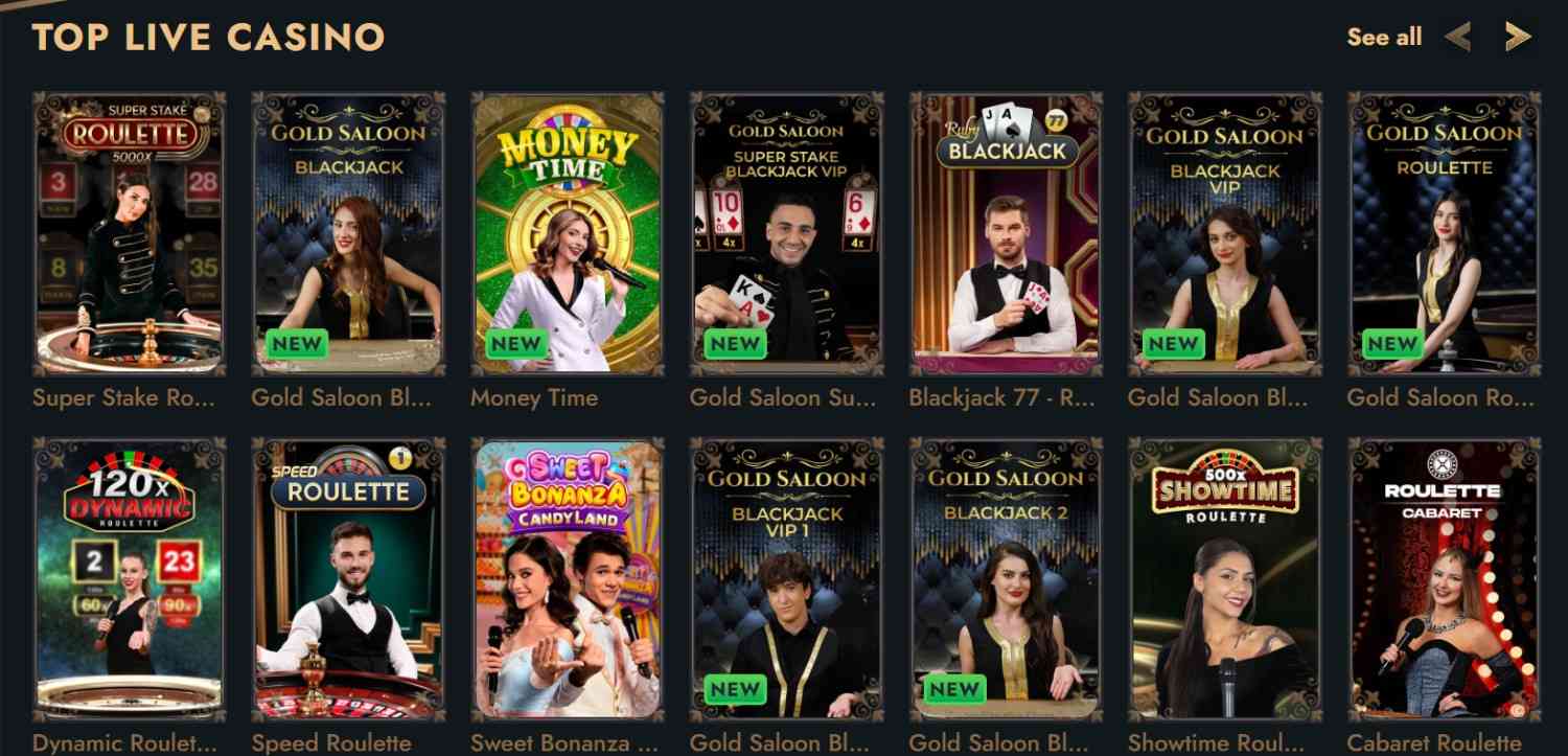 HeroSpin Live Casino