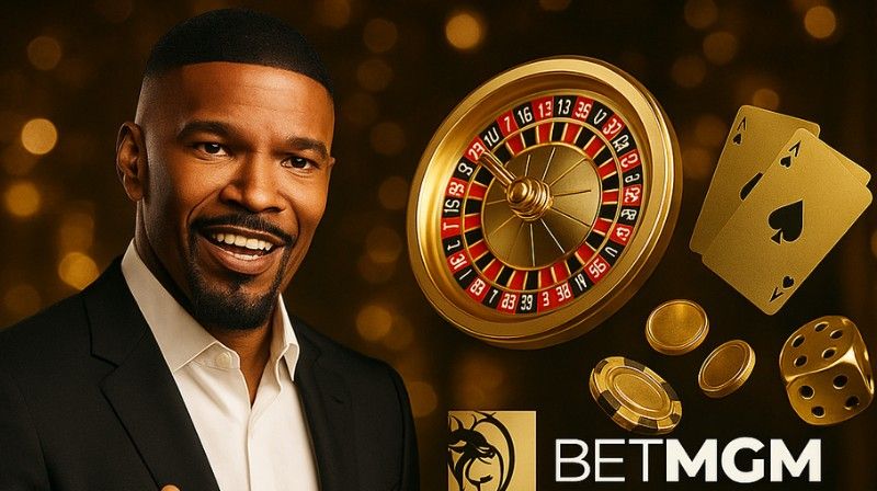 Jamie Foxx showcases BetMGM Casino in the New Vegas Light Ad