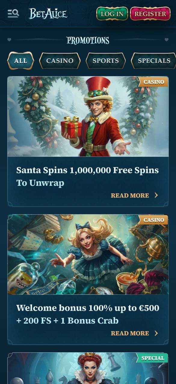 BetAlice Bonuses and Promotions