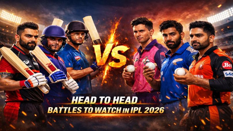 Head to Head players battles in IPL