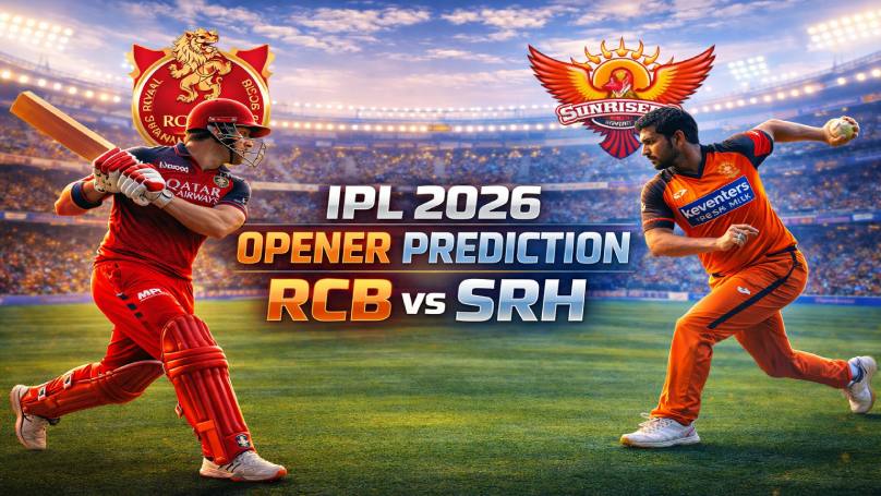 IPL opener RCBvsSRH 2026