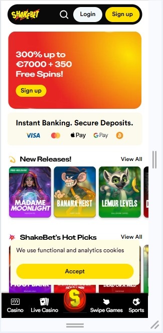 Coin Strike Hold and Win slot gameplay showing reels, coin values, jackpots, and fruit symbols