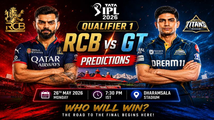 RCB vs GT Qualifier 1 predictions
