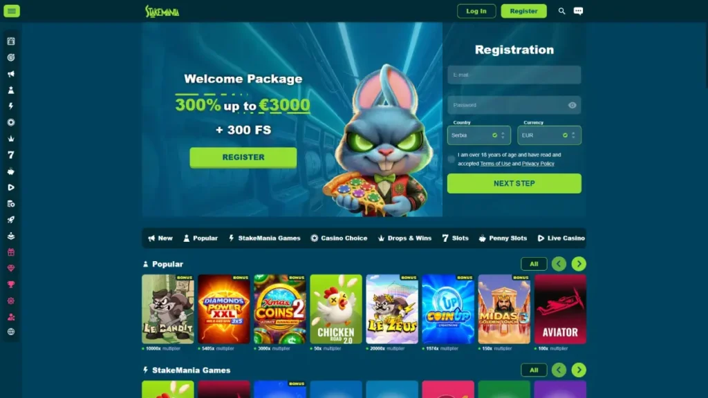 Stakemania Home Page