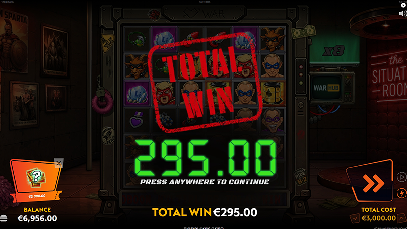War whores bonus win
